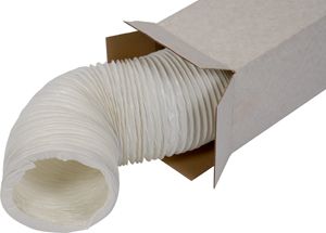PVC-W 165 ultra könnyű és hajlékony fehér színű légcsatorna. (NA160mm)(15m)